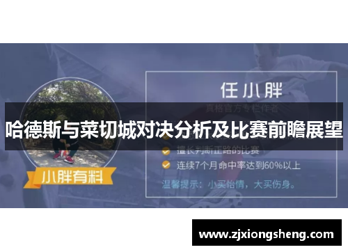 哈德斯与菜切城对决分析及比赛前瞻展望
