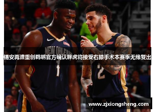 锡安再遭重创鹈鹕官方确认胖虎将接受右膝手术本赛季无缘复出